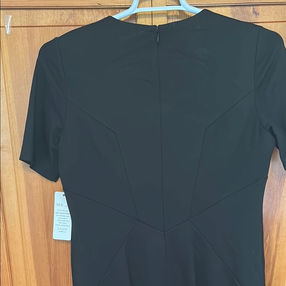 Nue by Shani Black Shaping Sheath Dress Size 14 NWT Sculpting Cocktail Dress - Picture 6 of 10